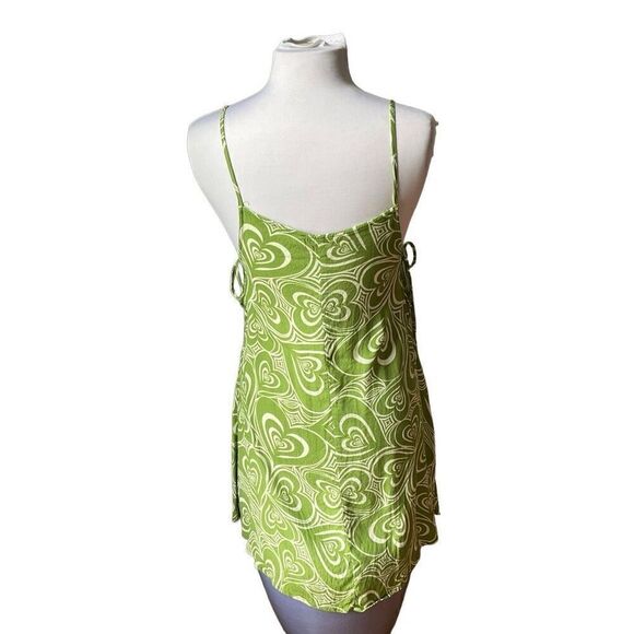 Lisa Says Gah Brat Slime Green Sundress, Small - Picture 4 of 16